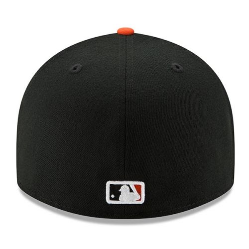  Men's San Francisco Giants New Era BlackOrange Alternate Authentic Collection On-Field Low Profile 59FIFTY Fitted Hat