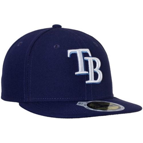  Youth Tampa Bay Rays New Era Navy Authentic Collection On-Field Game 59FIFTY Fitted Hat