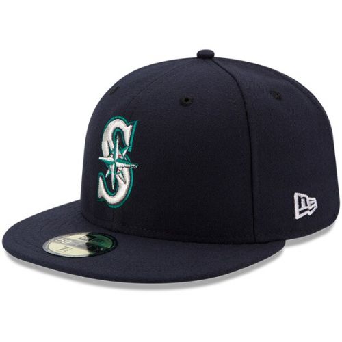  Youth Seattle Mariners New Era Navy Authentic Collection On-Field Game 59FIFTY Fitted Hat
