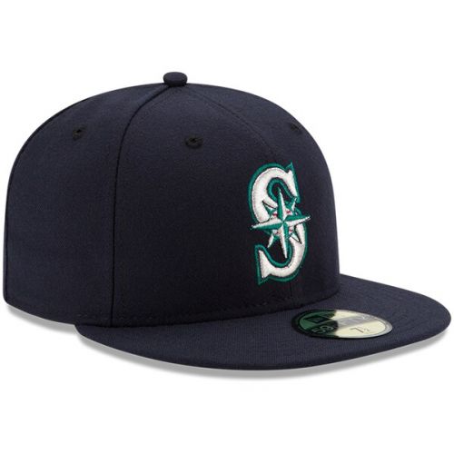  Youth Seattle Mariners New Era Navy Authentic Collection On-Field Game 59FIFTY Fitted Hat