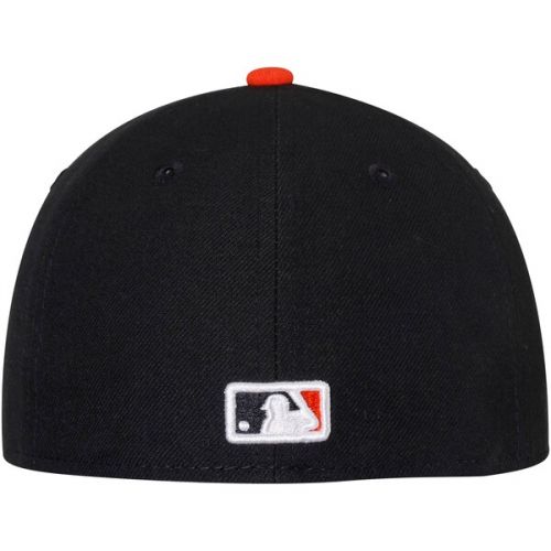  Youth Baltimore Orioles New Era BlackOrange Authentic Collection On-Field Road 59FIFTY Fitted Hat