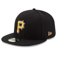 Men's Pittsburgh Pirates New Era Black Alternate Authentic Collection On-Field 59FIFTY Fitted Hat