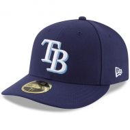 Men's Tampa Bay Rays New Era Navy Game Authentic Collection On-Field Low Profile 59FIFTY Fitted Hat
