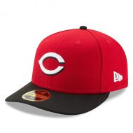 Men's Cincinnati Reds New Era RedNavy Road Authentic Collection On-Field Low Profile 59FIFTY Fitted Hat