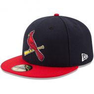 Youth St. Louis Cardinals New Era NavyRed Authentic Collection On-Field Alternate 59FIFTY Fitted Hat