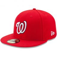 Youth Washington Nationals New Era Red Authentic Collection On-Field Game 59FIFTY Fitted Hat
