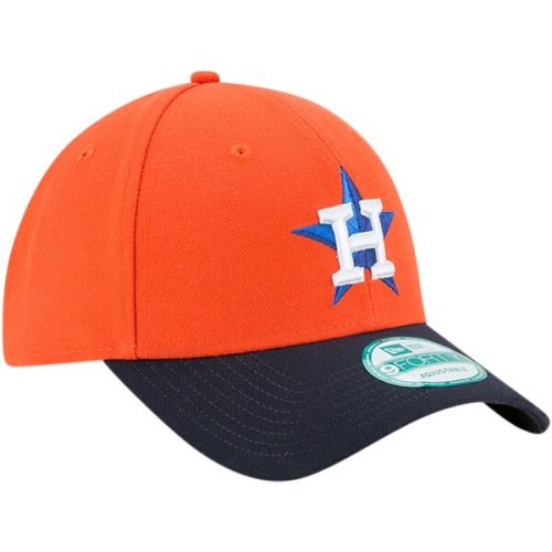  Men's Houston Astros New Era OrangeNavy The League Alternate 9FORTY Adjustable Hat