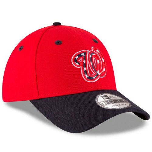  Men's Washington Nationals New Era RedNavy The League Alternate 3 9FORTY Adjustable Hat