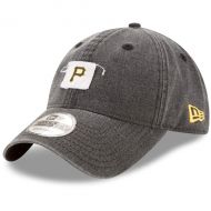 Men's Pittsburgh Pirates New Era Black Stamped 9TWENTY Adjustable Hat