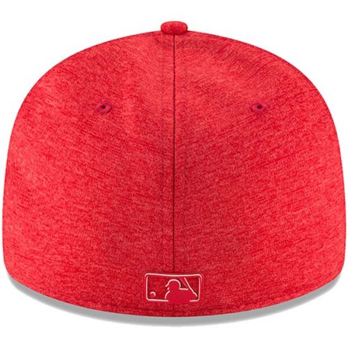  Mens Washington Nationals New Era Red 2018 Clubhouse Collection Low Profile 59FIFTY Fitted Hat