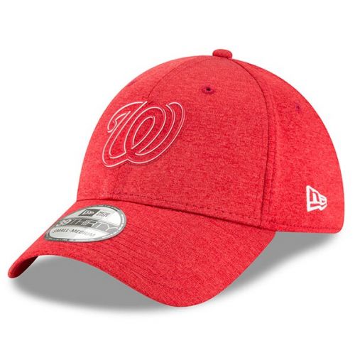  Men's Washington Nationals New Era Red 2018 Clubhouse Collection Classic 39THIRTY Flex Hat