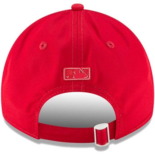  Men's St. Louis Cardinals New Era Red 2018 Clubhouse Collection Classic 9TWENTY Adjustable Hat