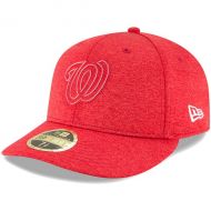 Mens Washington Nationals New Era Red 2018 Clubhouse Collection Low Profile 59FIFTY Fitted Hat