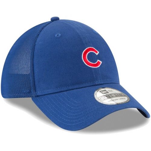  Men's Chicago Cubs New Era Royal Team Precision 39THIRTY Flex Hat
