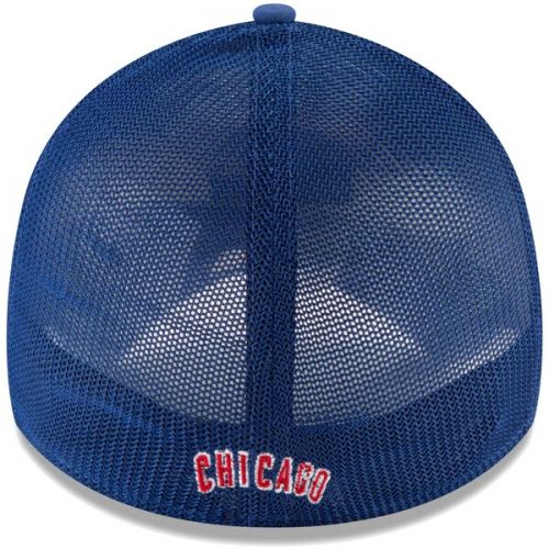  Men's Chicago Cubs New Era Royal Team Precision 39THIRTY Flex Hat