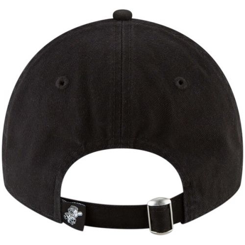  Men's Cincinnati Reds New Era Black Core Classic Twill 9TWENTY Adjustable Hat