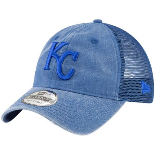  Men's Kansas City Royals New Era Royal Tonal Washed 9TWENTY Adjustable Hat