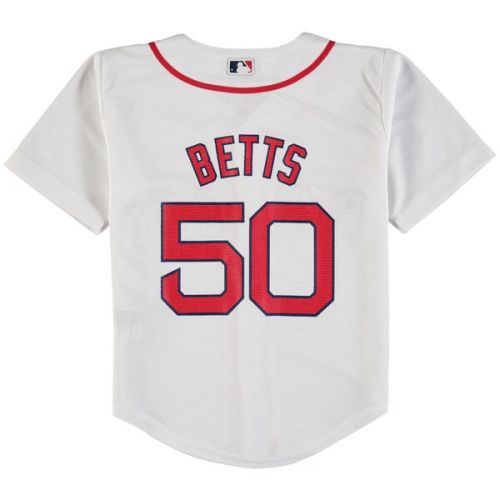  Toddler Boston Red Sox Mookie Betts Majestic White Home Official Cool Base Player Jersey