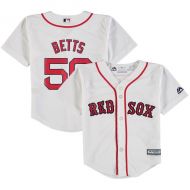 Toddler Boston Red Sox Mookie Betts Majestic White Home Official Cool Base Player Jersey