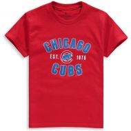 Youth Chicago Cubs Soft as a Grape Red Cotton Crew Neck T-Shirt