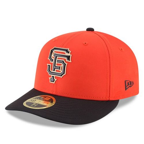  Men's San Francisco Giants New Era Black 2018 Spring Training Collection Prolight Low Profile 59FIFTY Fitted Hat