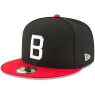 Men's Birmingham Barons New Era Black Alternate 2 Authentic Collection On-Field 59FIFTY Fitted Hat