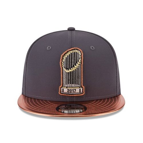  Men's Houston Astros New Era Graphite 2017 World Series Champions Parade 9FIFTY Adjustable Snapback Hat