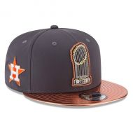 Men's Houston Astros New Era Graphite 2017 World Series Champions Parade 9FIFTY Adjustable Snapback Hat