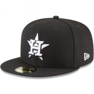 Men's Houston Astros New Era Black Basic 59FIFTY Fitted Hat