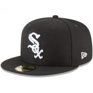 Men's Chicago White Sox New Era Black Basic 59FIFTY Fitted Hat