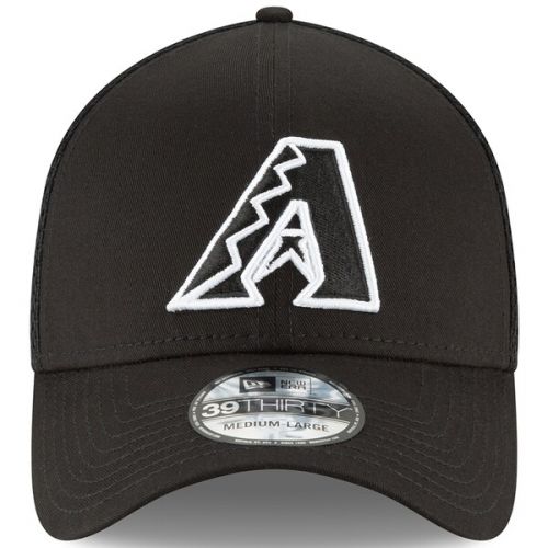  Mens Arizona Diamondbacks New Era Black Neo 39THIRTY Unstructured Flex Hat