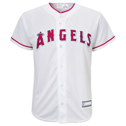  Youth Los Angeles Angels Shohei Ohtani Majestic White Official Cool Base Player Jersey