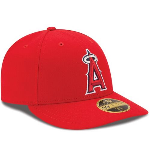  Men's Los Angeles Angels New Era Red Alt Authentic Collection On-Field Low Profile 59FIFTY Fitted Hat