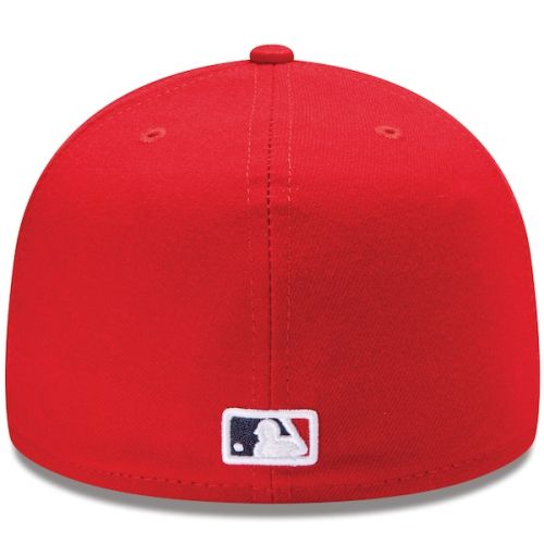  Men's Los Angeles Angels New Era Red Alt Authentic Collection On-Field Low Profile 59FIFTY Fitted Hat