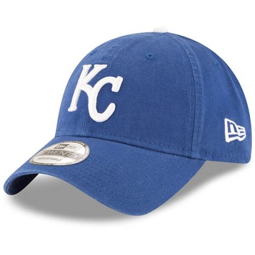  Men's Kansas City Royals New Era Royal Game Replica Core Classic 9TWENTY Adjustable Hat