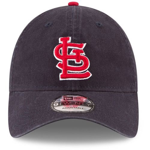  Men's St. Louis Cardinals New Era Navy Alternate Replica Core Classic 9TWENTY Adjustable Hat
