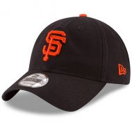Men's San Francisco Giants New Era Black Game Replica Core Classic 9TWENTY Adjustable Hat