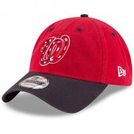 Mens Washington Nationals New Era Red/Navy Alternate 3 Replica Core Classic 9TWENTY Adjustable Hat