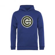 Youth Chicago Cubs Fanatics Branded Royal Memorial Wordmark Pullover Hoodie