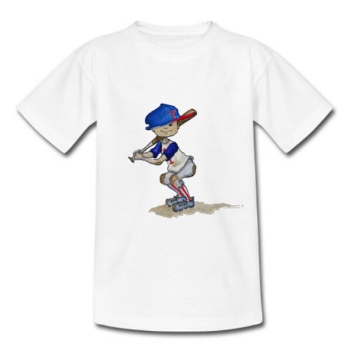  Youth Texas Rangers Tiny Turnip White Slugger T-Shirt
