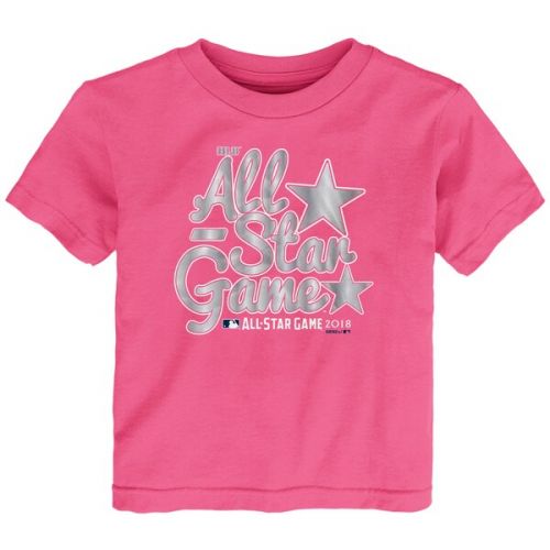  Toddler Girls Majestic Pink 2018 MLB All-Star Game Ice Cream T-Shirt