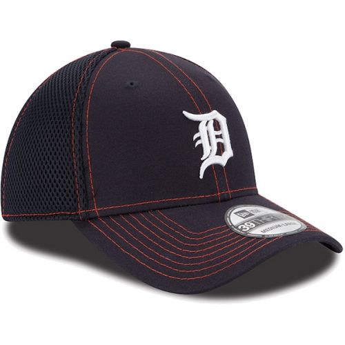  New Era Detroit Tigers Navy Blue Neo 39THIRTY Stretch Fit Hat