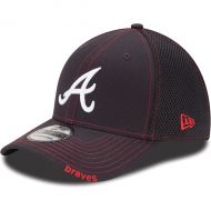 New Era Atlanta Braves Navy Blue Neo 39THIRTY Stretch Fit Hat