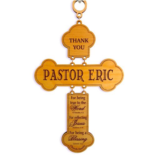  GreatDecorativeCross Christmas Gift for Pastor - Fathers Day Gifts - Appreciation Cross - Ordained Minister Gift