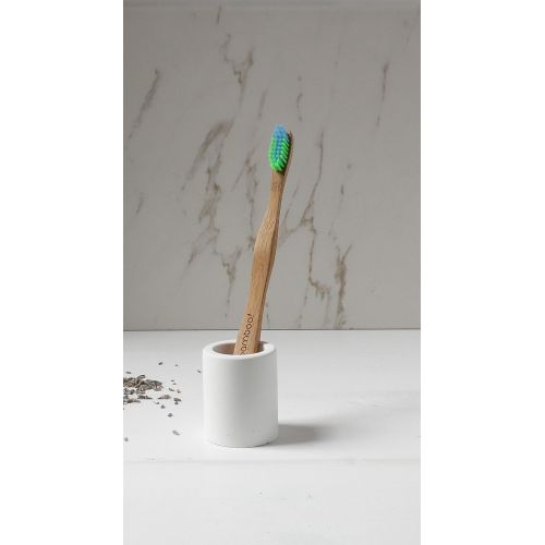  CRETEATION Concrete toothbrush holder, cement toothbrush holder, single toothbrush holder, beton, minimalist decor, toothbrush cup, modern decor