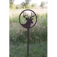 SteelDesignsUSA 36 Deer - Yard Art - Deer Silhouette - Garden Decor - Deer Head - Nature - Wildlife - Rustic - Fathers Day - Hunting - Outdoor Decor