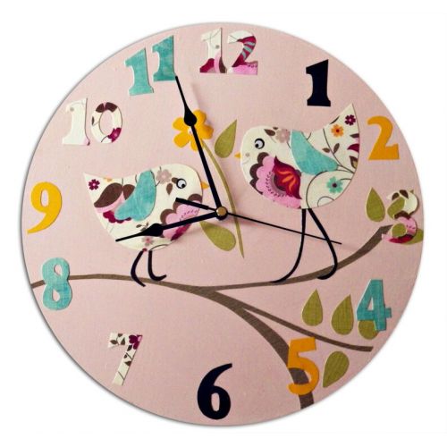  WithHugsandKisses Kids Lion Clock, Jungle Decor, Boys Room, Nursery Wall Clock, Gift for Boys