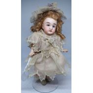 FashionanticVintage ON SALE before 190 dolars Kuehnlenz Gebrueder AG Miniature antique doll  German antique doll  size 15