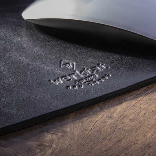  Werktat leather mouse pad mat mousepad vegetable tanned bio nature natural gift wife men women office desktop colleague christmas brother desk mens