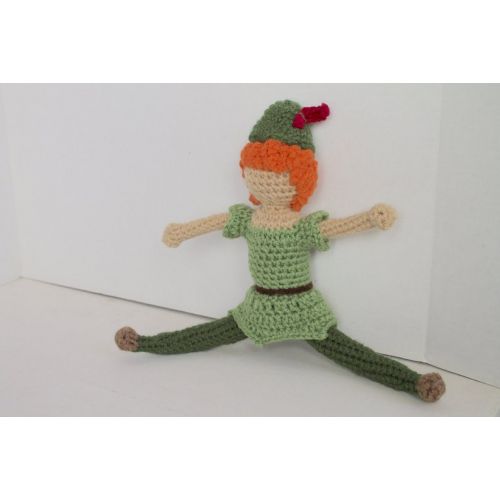  CrochetForPlay Peter Pan: prince doll | boy toy | peter pan doll | aladdin toy | handmade doll | faceless doll | crochet for play | gift for a girl